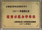 我校上海健民职业技能培训中心荣获徐汇区2011年度优秀示范办学单位
